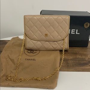 Authentic Vintage Chanel Mini Chain Shoulder Bag